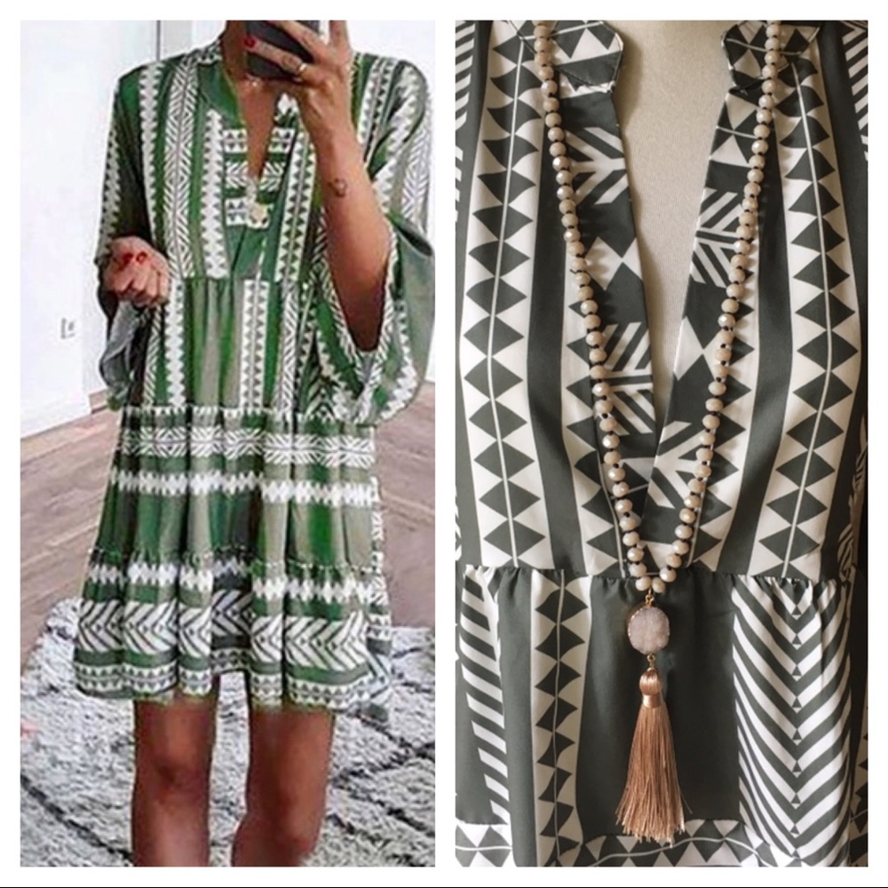 5⭐️Fave!! The Alpine dress in Moss - Picture 2 of 5